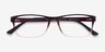Firefly Brown PlasticEyeglass Frames from EyeBuyDirect, Closed View
