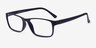 Firefly Matte Navy PlasticEyeglass Frames from EyeBuyDirect, Angle View