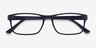 Firefly Matte Navy PlasticEyeglass Frames from EyeBuyDirect, Closed View