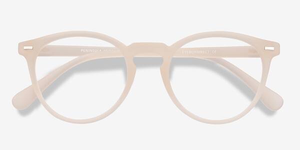 Matte White Peninsula -  Plastic Eyeglasses