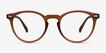 Peninsula Matte Redwood PlasticEyeglass Frames from EyeBuyDirect, Front View