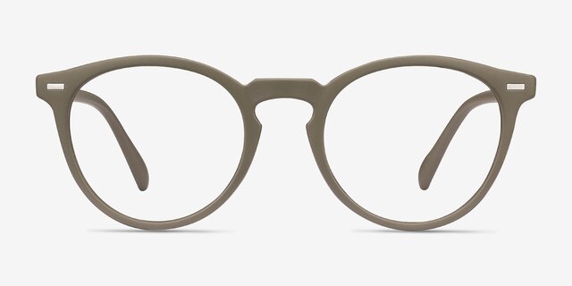Peninsula Vert Mat PlastiqueMontures de lunettes de vue d'EyeBuyDirect, Vue de Face