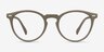 Peninsula Vert Mat PlastiqueMontures de lunettes de vue d'EyeBuyDirect, Vue de Face