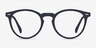 Peninsula Matte Navy PlastiqueMontures de lunettes de vue d'EyeBuyDirect, Vue de Face