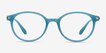 Indigo Blue PlasticEyeglass Frames from EyeBuyDirect, Front View