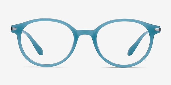 Indigo Bleu Plastique Montures de lunettes de vue