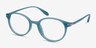 Indigo Blue PlasticEyeglass Frames from EyeBuyDirect, Angle View