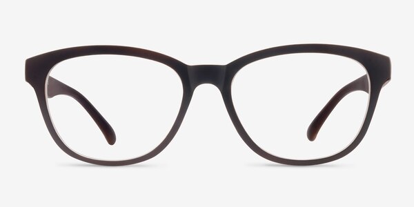 Caroline Matte Brown Plastique Montures de lunettes de vue