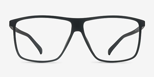 Deluxe  Matte Black  Plastic Eyeglass Frames