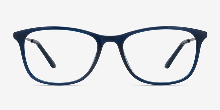 Oliver Navy Plastic Eyeglass Frames from EyeBuyDirect