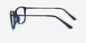 Oliver Navy PlasticEyeglass Frames from EyeBuyDirect, Side View