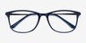 Oliver Navy PlasticEyeglass Frames from EyeBuyDirect, Closed View
