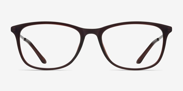 Oliver Matte Brown Plastic Eyeglass Frames from EyeBuyDirect
