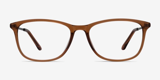 Oliver Brown PlasticEyeglass Frames from EyeBuyDirect, Front View