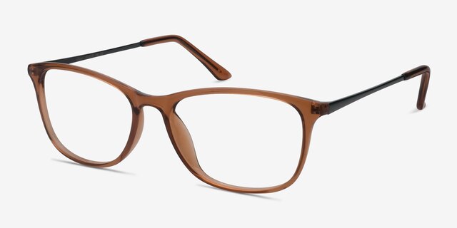 Oliver Brown PlasticEyeglass Frames from EyeBuyDirect, Angle View