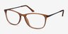 Oliver Brown PlasticEyeglass Frames from EyeBuyDirect, Angle View