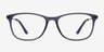 Oliver Matte Gray PlasticEyeglass Frames from EyeBuyDirect, Front View
