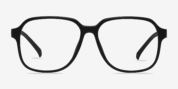 Chuckie Matte Black Plastic Eyeglass Frames
