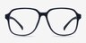Chuckie Matte Navy PlasticEyeglass Frames from EyeBuyDirect, Front View