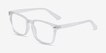 Uptown Clear PlasticEyeglass Frames from EyeBuyDirect, Angle View