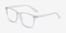 Uptown Clear PlasticEyeglass Frames from EyeBuyDirect, Angle View
