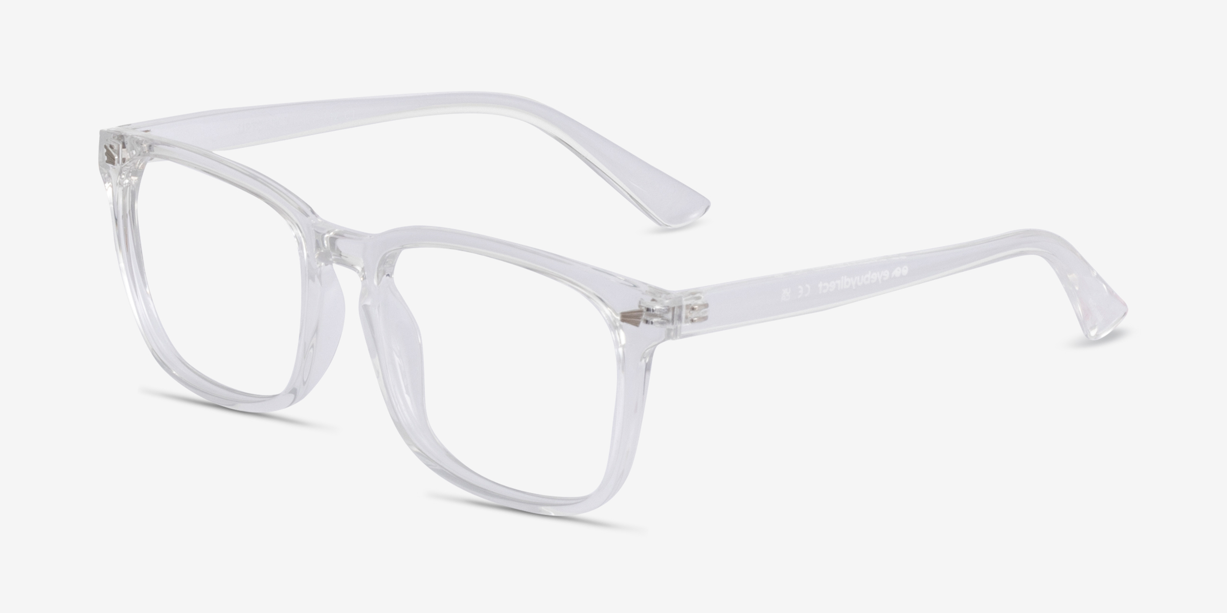 Uptown Square Clear Full Rim Eyeglasses Eyebuydirect 