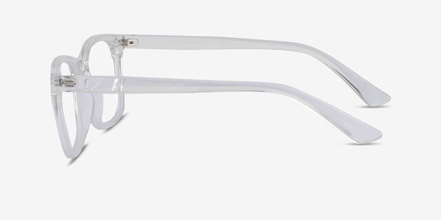 Uptown Clear PlasticEyeglass Frames from EyeBuyDirect, Side View