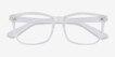 Uptown Clear PlasticEyeglass Frames from EyeBuyDirect, Closed View