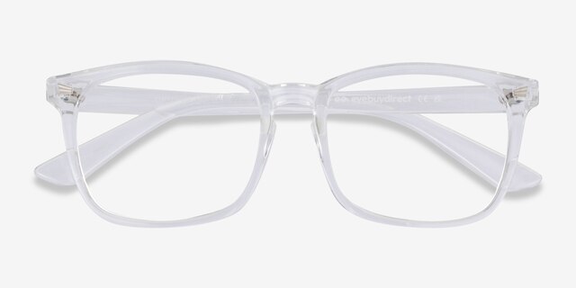 Uptown Clear PlasticEyeglass Frames from EyeBuyDirect, Closed View