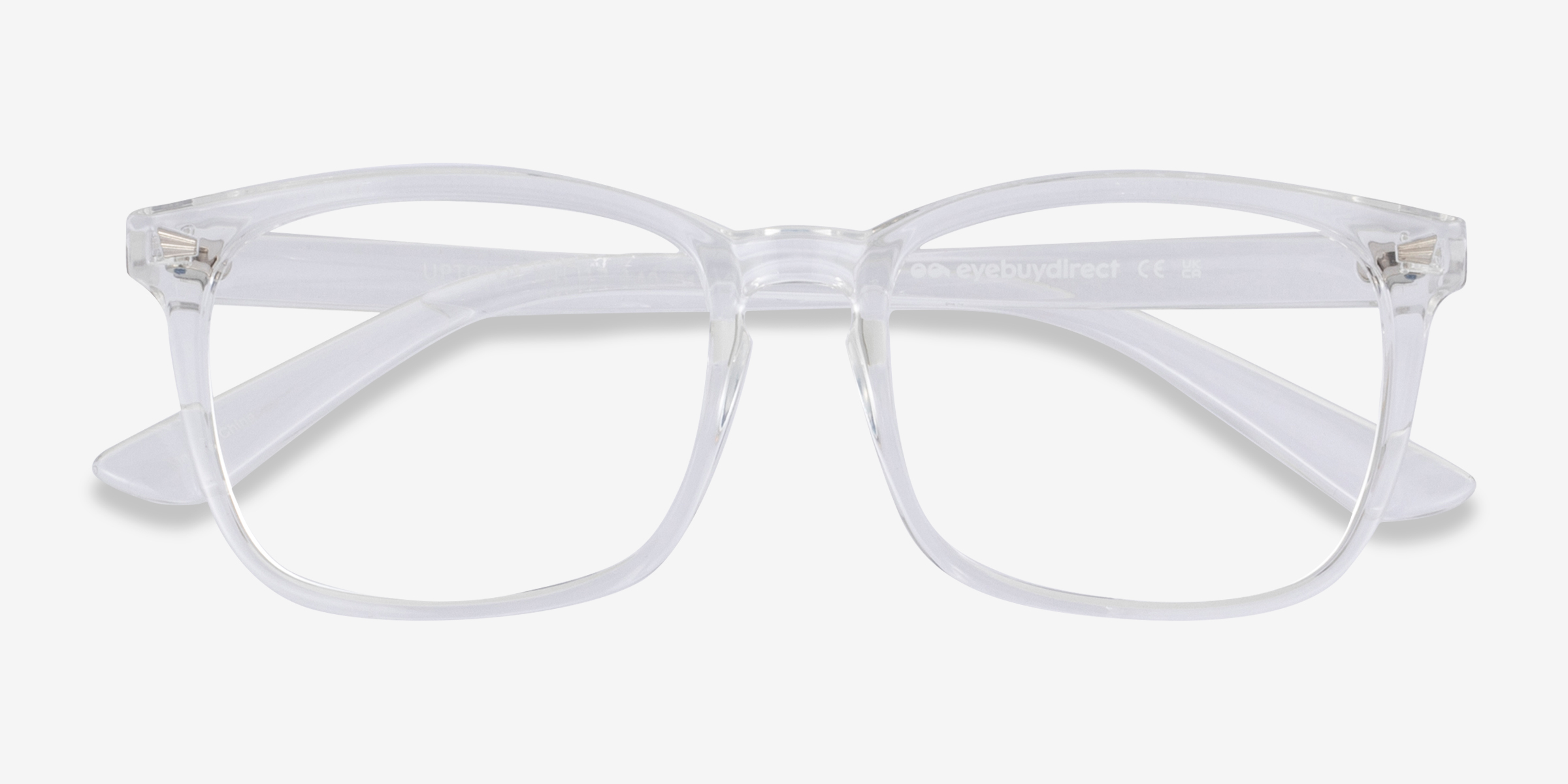 Uptown Square Clear Full Rim Eyeglasses Eyebuydirect