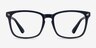 Uptown Navy PlasticEyeglass Frames from EyeBuyDirect, Front View