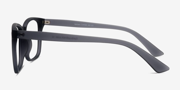 Uptown Matte Gray Plastic Eyeglass Frames from EyeBuyDirect