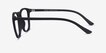 Central Matte Black PlasticEyeglass Frames from EyeBuyDirect, Side View