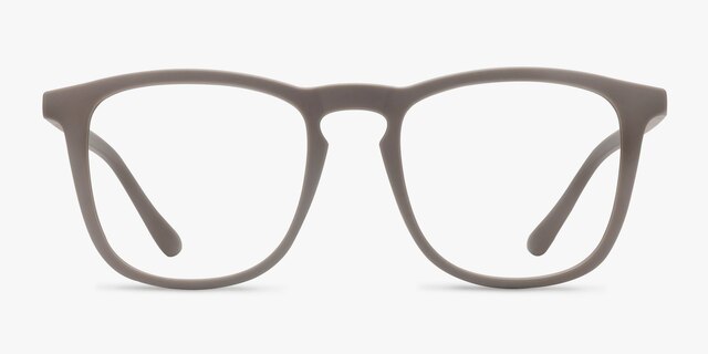 Central Light Brown PlasticEyeglass Frames from EyeBuyDirect, Front View