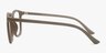 Central Light Brown PlasticEyeglass Frames from EyeBuyDirect, Side View