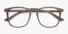 Central Light Brown PlasticEyeglass Frames from EyeBuyDirect, Closed View