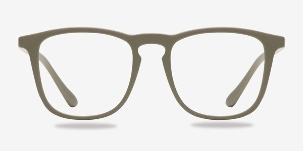 Central  Matte Green  Plastic Eyeglass Frames