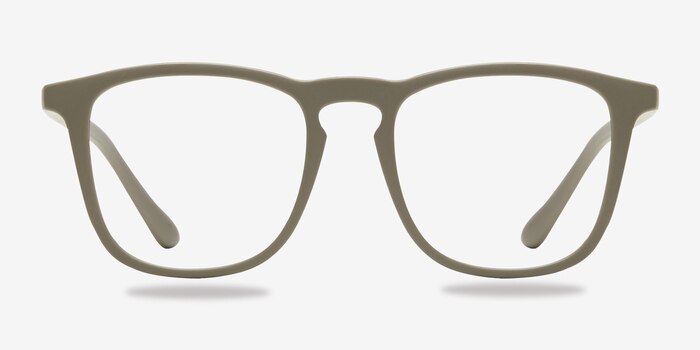 Central  Matte Green  Plastic Eyeglass Frames from EyeBuyDirect