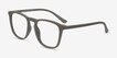 Central Matte Green PlasticEyeglass Frames from EyeBuyDirect, Angle View