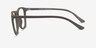 Central Matte Green PlastiqueMontures de lunettes de vue d'EyeBuyDirect, Vue de Côté