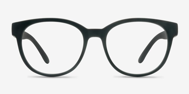 Grace Matte Green PlasticEyeglass Frames from EyeBuyDirect, Front View