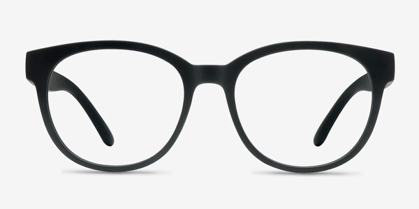 Grace Matte Black Plastic Eyeglass Frames