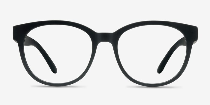 Grace Matte Black Plastic Eyeglass Frames from EyeBuyDirect