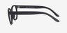 Grace Matte Black PlastiqueMontures de lunettes de vue d'EyeBuyDirect, Vue de Côté