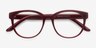 Grace Red PlasticEyeglass Frames from EyeBuyDirect, Closed View