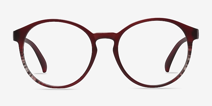 Delaware Matte Burgundy Plastic Eyeglass Frames