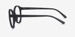 Delaware Matte Black PlasticEyeglass Frames from EyeBuyDirect, Side View