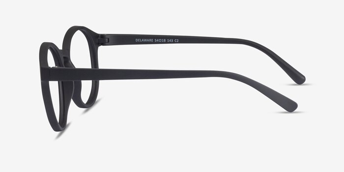 Delaware Matte Black Plastic Eyeglass Frames from EyeBuyDirect
