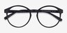 Delaware Matte Black PlasticEyeglass Frames from EyeBuyDirect, Closed View