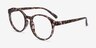 Delaware Fleuries PlastiqueMontures de lunettes de vue d'EyeBuyDirect, Vue d'Angle